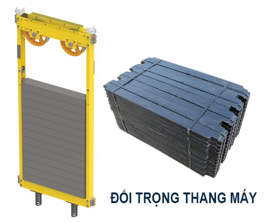 Đối trọng bê tông thang máy
